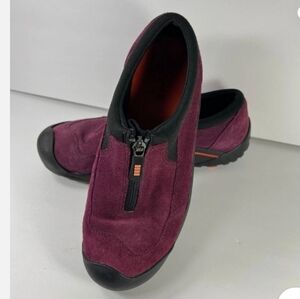 Lands' End Burgundy Suede Leather Shoes
